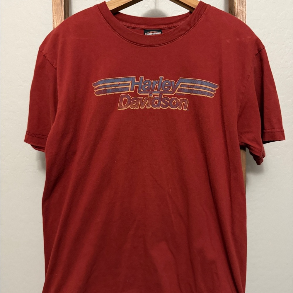 Harley-Davidson Classic Red Tee size Large - Picture 1 of 3